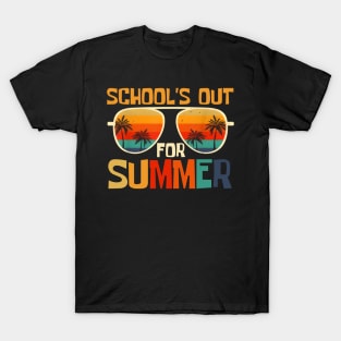 Schools Out For Summer Last Day Of School Teacher End Of School T-Shirt